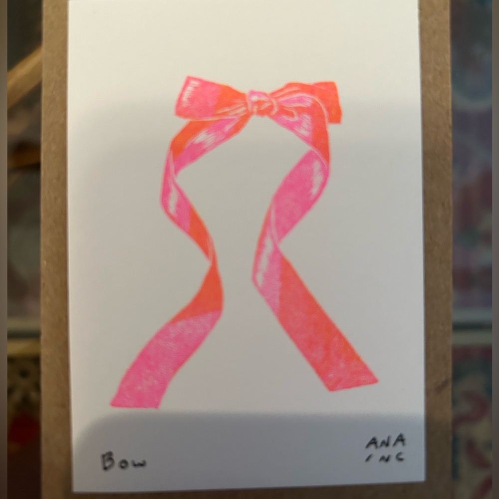Inciardi Valentine’s Day collection - Pink Bow Mini Print